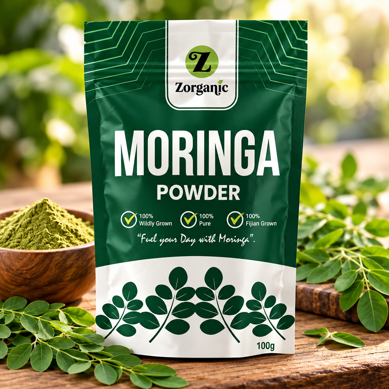 Zorganic Moringa Powder – 100g