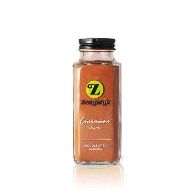 Zorganic Cinnamon Powder – Glass Jar 120g - Image 3