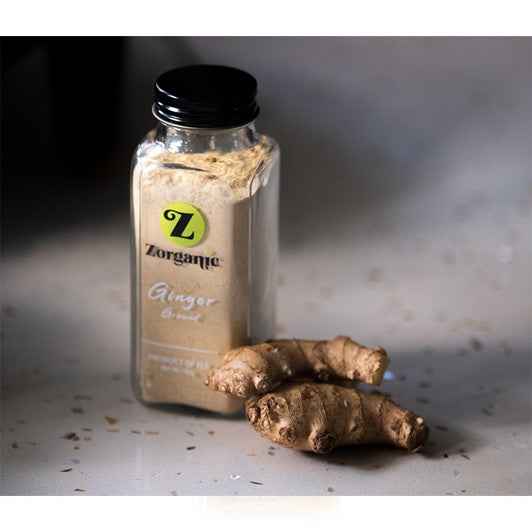 Zorganic Ginger Powder – Glass Jar 100g