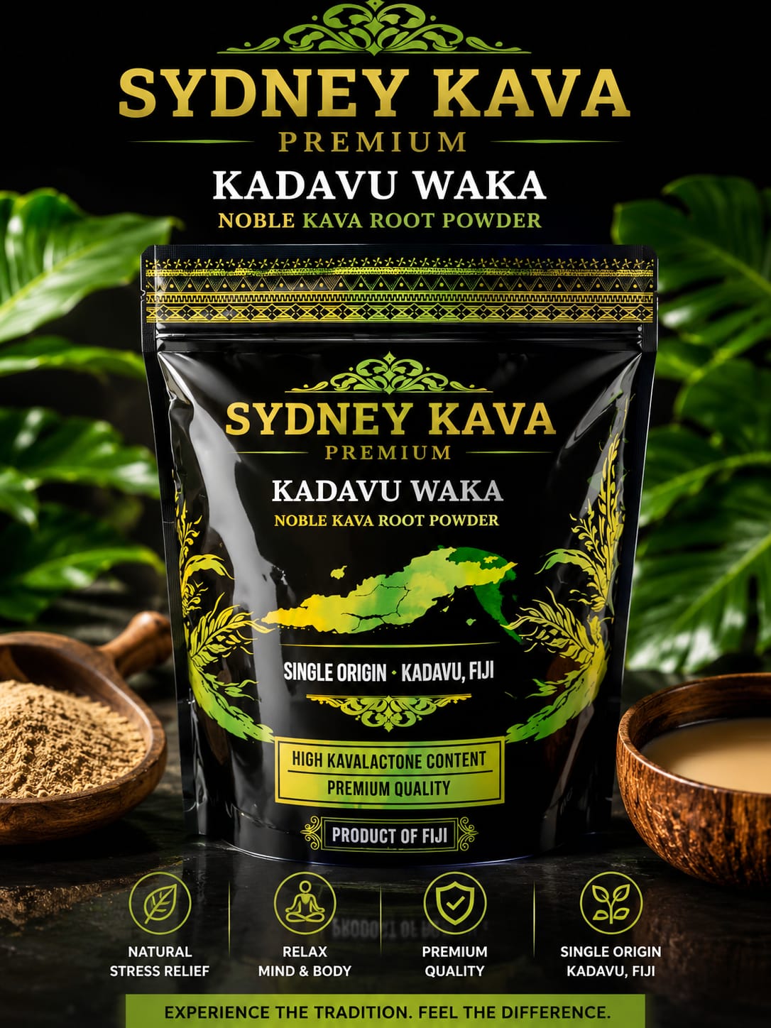 Sydney Kava Premium Kadavu Waka pack